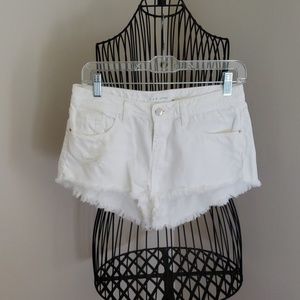 IRO Paris Jeans Denim White Shorts 26 27